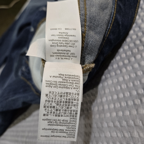 J. Crew Dark Blue Flare & Wide Leg Jeans - Picture 7 of 16